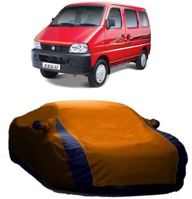 AAMANG Car Cover For Maruti Suzuki Eeco (With Mirror Pockets)(Orange)