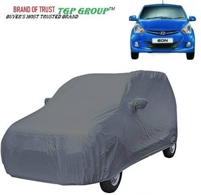 TGP GROUP Car Cover For Hyundai Eon (With Mirror Pockets)(Grey)