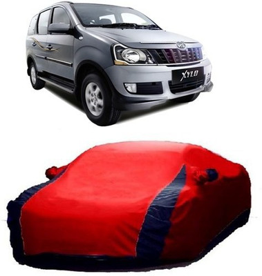 HDSERVICES Car Cover For Mahindra Xylo (With Mirror Pockets)(Red)
