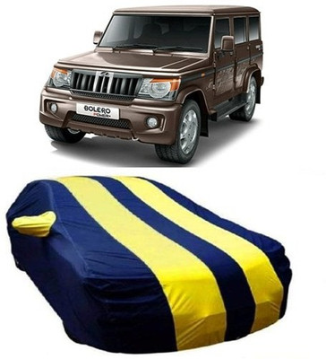 XGuard Car Cover For Mahindra Bolero (With Mirror Pockets)(Yellow)
