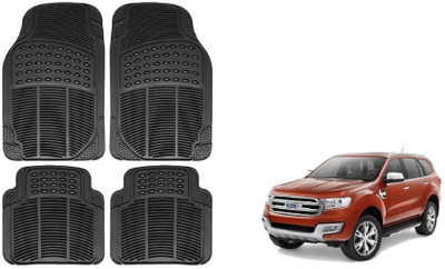 Auto Oprema Rubber Standard Mat For  Ford Endeavour(Black)