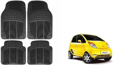 Auto Oprema Rubber Standard Mat For  Tata Nano Genx(Black)