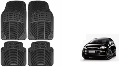 Auto Oprema Rubber Standard Mat For  Fiat Punto Evo(Black)