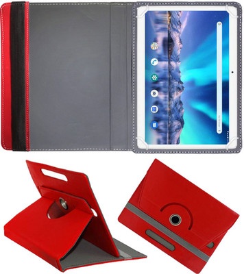 Fastway Flip Cover for Lava Magnum-XL 10.1 inch 4G Tablet(Red, Cases with Holder)