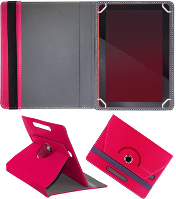 Fastway Flip Cover for iBall Nova 10.1-inch Entertainment 4G Tablet(Pink, Cases with Holder, Pack of: 1)