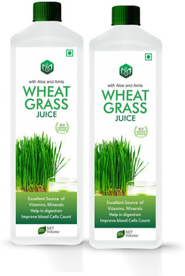 Scorlife Wheatgrass Juice Sugar Free [Pack of 2](2 x 1000 ml)