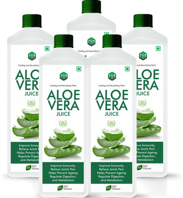 Scorlife Aloevera Juice Sugar Free [Pack of 5](5 x 1000 ml)
