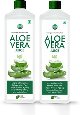 Scorlife Aloevera Juice Sugar Free [Pack of 2](2 x 1000 ml)