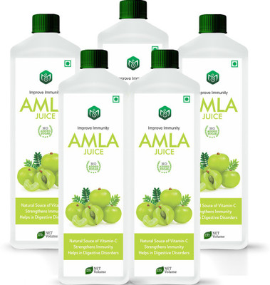 Scorlife Amla Juice Sugar Free [Pack of 5](5 x 1000 ml)