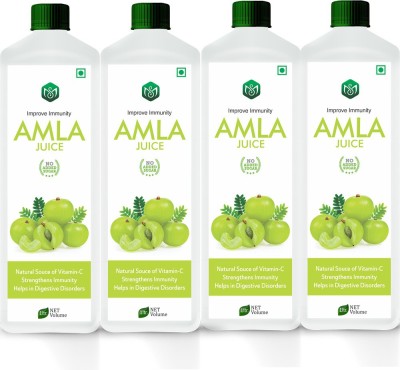 Scorlife Amla Juice Sugar Free [Pack of 4](4 x 1000 ml)