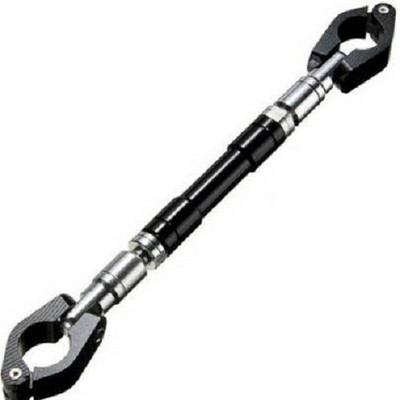 ACCESSOREEZ Generic Universal Adjustable Motorcycle Handlebar Cross Bar For Universal Bike (BLACK) Clip-on Handle Bar(Black, Silver)