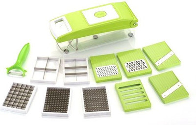 Paybox Multi-Purpose Plastic Vegetable and Fruits Grater NA Peeler Set(Multicolor)