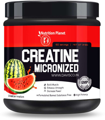 Nutrition Planet Micronized Creatine Monohydrate Watermelon 348g Creatine(348 g, Watermelon)