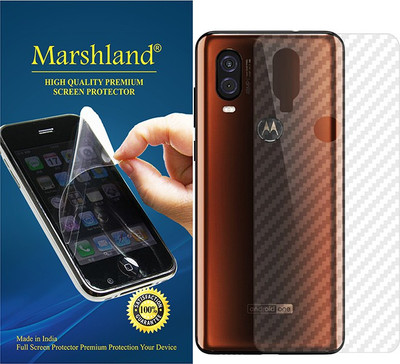 MARSHLAND Back Screen Guard for Motorola One Vision(Pack of 1)
