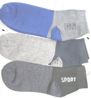 RAJAVI Men & Women Solid Ankle Length(Pack of 3)