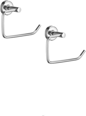 deeplax towel ring lonny napkin holder set of 2 silver Towel Holder(Stainless Steel)