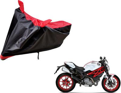 Amanzo Two Wheeler Cover for Ducati(Monster 796 S2R, Black, Red)