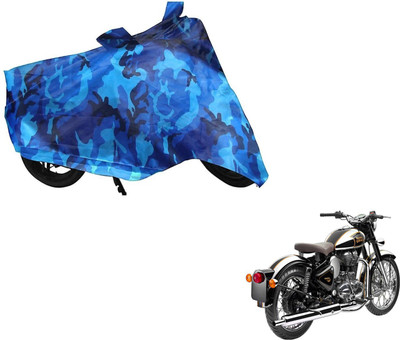 Auto Hub Two Wheeler Cover for Royal Enfield(Classic Chrome, Multicolor)