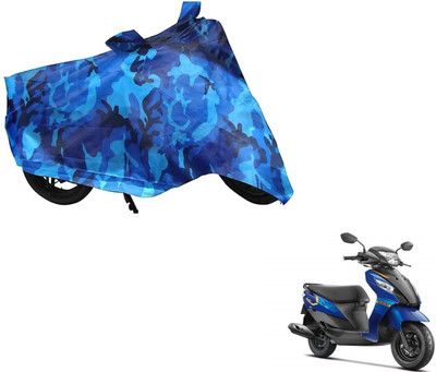 Auto Hub Two Wheeler Cover for Suzuki(Let's, Multicolor)