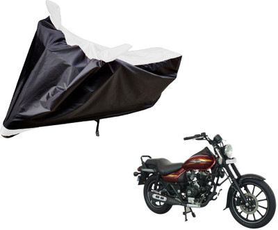 Amanzo Two Wheeler Cover for Bajaj(Avenger 150 Street, Black, White)