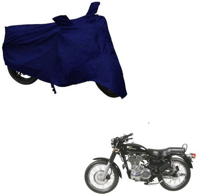 AuTO ADDiCT Two Wheeler Cover for Royal Enfield(Bullet 500, Blue)