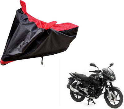Amanzo Two Wheeler Cover for Bajaj(Pulsar 150, Black, Red)