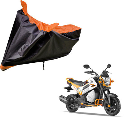 Amanzo Two Wheeler Cover for Honda(Black, Orange)