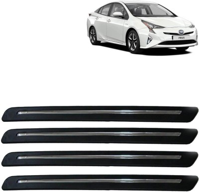 VOCADO Silicone Car Bumper Guard(Black, Silver, Pack of 4, Toyota, Prius)