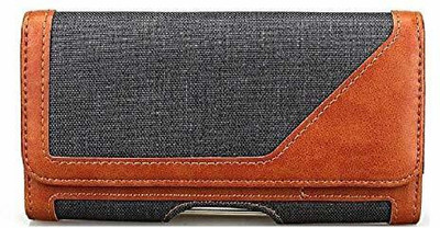 Elica Pouch for Samsung Galaxy M30(Brown, Holster, Pack of: 1)