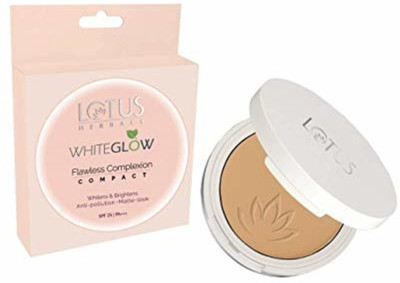 LOTUS Herbals WhiteGlow Flawless Complexion Compact WG C2 Compact(HONEY, 10 g)