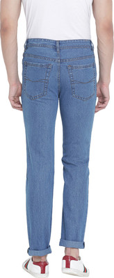 0-DEGREE Slim Men Blue Jeans