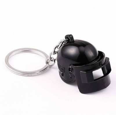 De-Ultimate Pubg Players Unknown Battle Grounds Premium Metal Level 3 Helmet Black Key Chain
