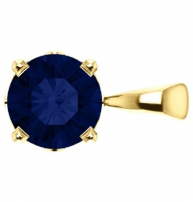 Raviour Lifestyle Blue Sapphire Neelam Gemstone Pandents Sapphire Shell
