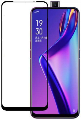 Q Box Edge To Edge Tempered Glass for OPPO F11 Pro, OPPO K3, Realme X(Pack of 1)