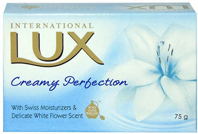 LUX Creamy Perfection White Rose & Swiss Moisturisers Soap 75g(75 g)