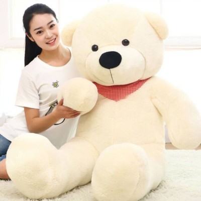 AANSHU TOYS 3 Feet Soft And Cute teddy Bear - Cream (90 CM ) - 91.58 cm (Beige)  - 90 cm(Cream)