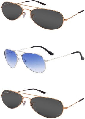 Redex Aviator Sunglasses(For Men & Women, Blue, Black)