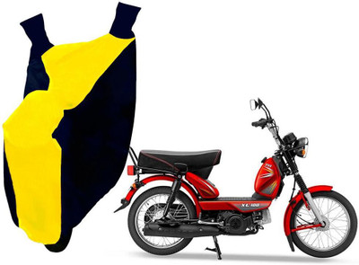 Auto Kite Two Wheeler Cover for TVS(Heavy Duty Super XL, Yellow, Blue)