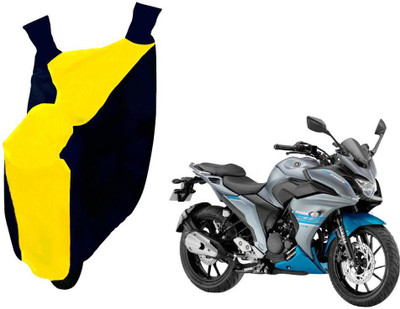 Auto Kite Two Wheeler Cover for Yamaha(Fazer, Yellow, Blue)