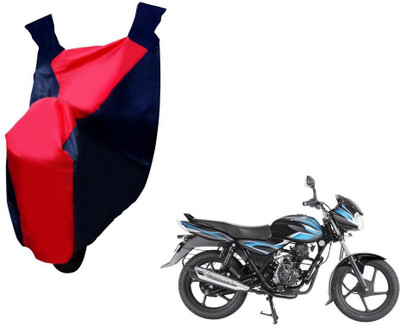 Auto Kite Two Wheeler Cover for Bajaj(Discover 100 DTS-i, Red, Blue)