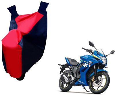 Auto Kite Two Wheeler Cover for Suzuki(Gixxer SF, Red, Blue)