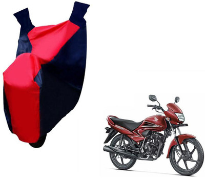 Auto Kite Two Wheeler Cover for Honda(Dream Yuga, Red, Blue)