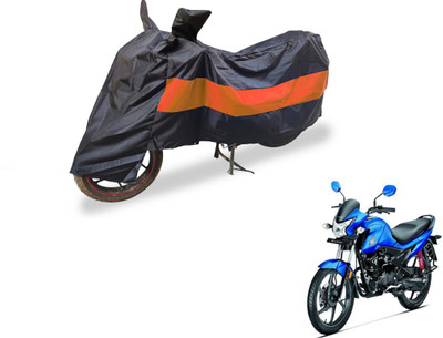 Auto Hub Two Wheeler Cover for Honda(Livo, Black, Orange)