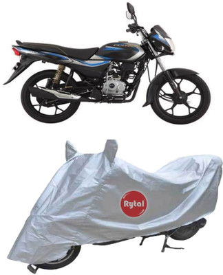 Rytal Waterproof Two Wheeler Cover for Bajaj(Platina, Silver)