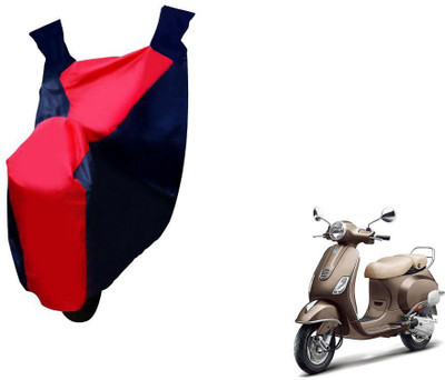 Auto Kite Two Wheeler Cover for Piaggio(Piaggio Vespa, Red, Blue)