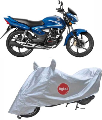 Rytal Waterproof Two Wheeler Cover for Honda(CB Shine, Silver)