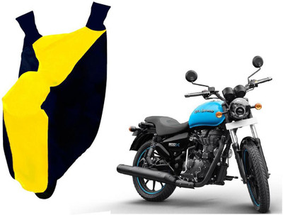 Auto Kite Two Wheeler Cover for Royal Enfield(Thunderbird 500, Yellow, Blue)