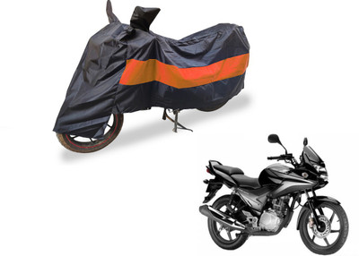 Flipkart SmartBuy Two Wheeler Cover for Honda(CBF, Black, Orange)