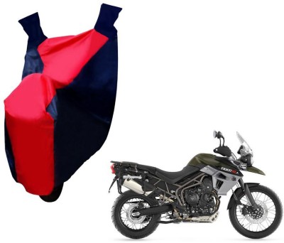 Auto Kite Two Wheeler Cover for Triumph(Tiger 800 XCA, Red, Blue)