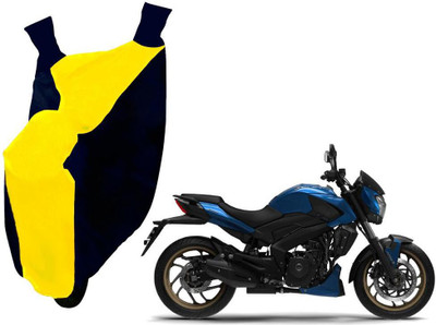 Auto Kite Two Wheeler Cover for Bajaj(Dominar, Yellow, Blue)